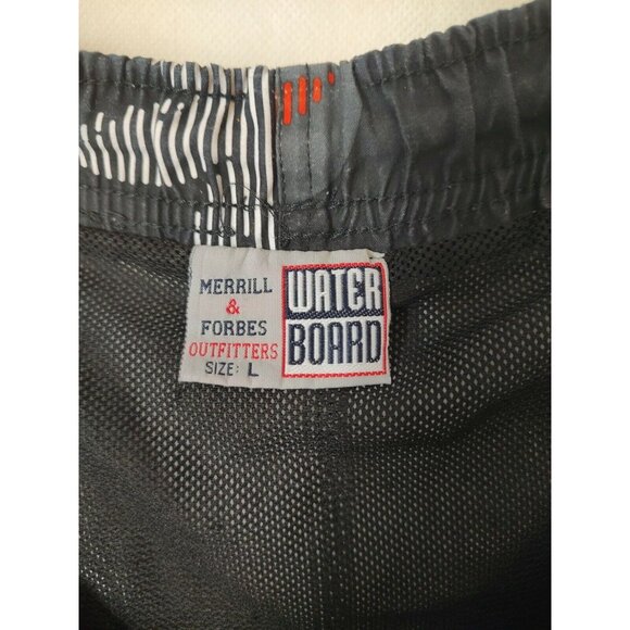 Merrill & Forbes Outfitters Water Board Swim Trunks Men's L 4 Pockets Hawaiian - Picture 6 of 8